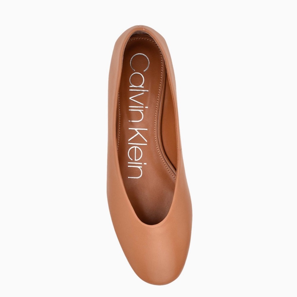 ✨Calvin Klein Leather Flats✨ - Picture 3 of 8